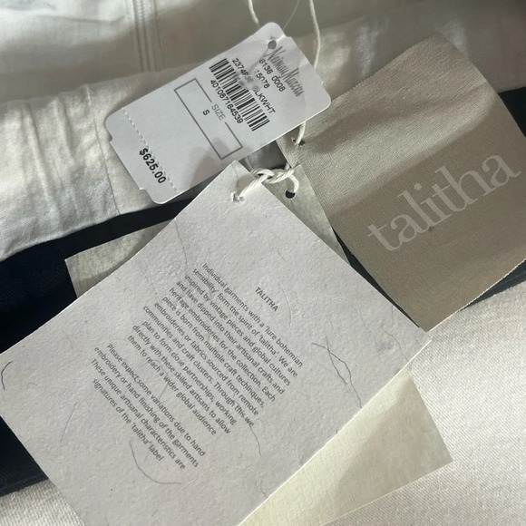 Talitha
Moroccan-Embroidered Tailored Twill Shorts size Small - Picture 8 of 9